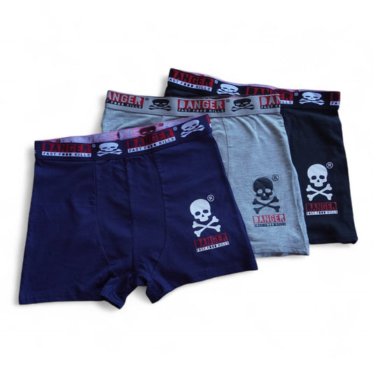 "DANGER FAST FOOD KILLS" Boxers
